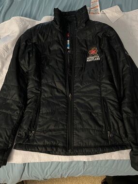 NWOT XS University of Maryland Columbia Omni-Heat Black Jacket